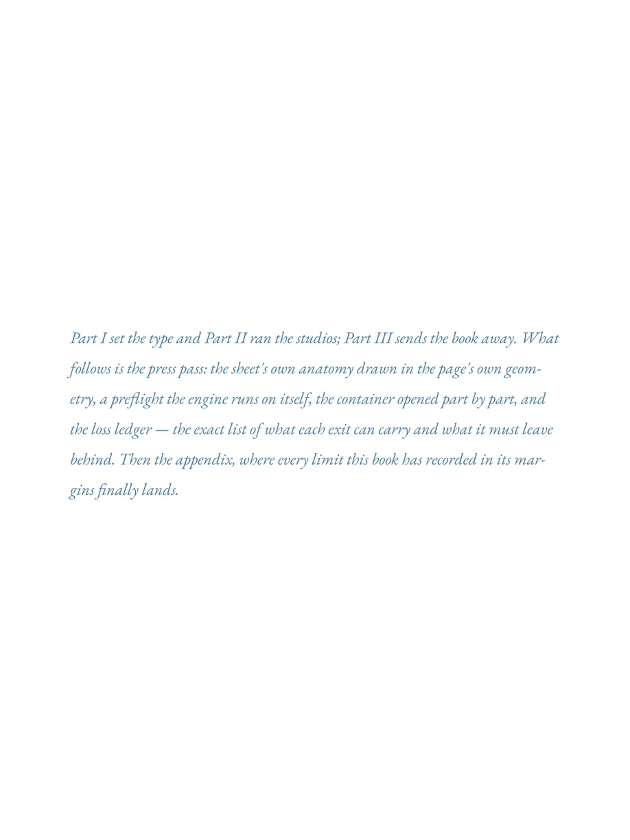 The Paged Annual — imposition