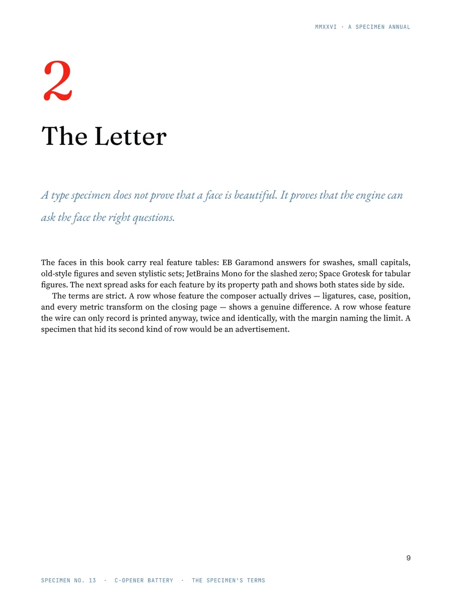 The Paged Annual — letter